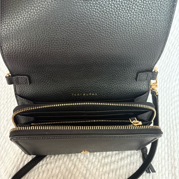 Tory Burch Pebbled Leather Crossbody - Picture 3 of 4